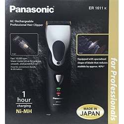 Panasonic Hair Clipper, Black (Model: ER1611)